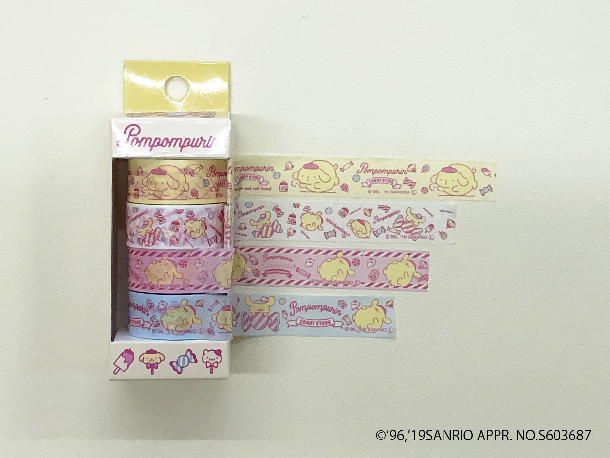【サンリオコラボ商品】マスキングテープ（４P）